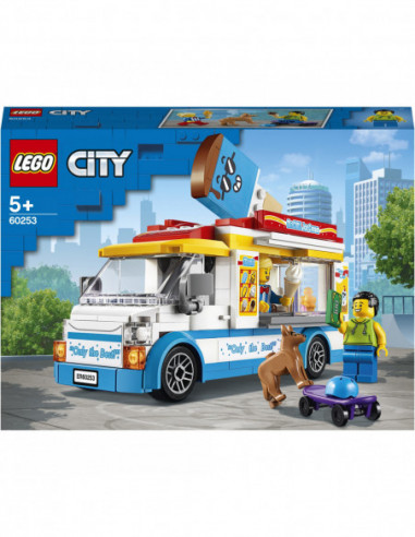 LEGO City Great Vehicles - Furgoneta cu inghetata 60253, 200 piese