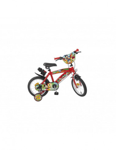 Bicicleta copii baieti, Disney Mickey Mouse, Toimsa, 14 inch, 4-6 ani
