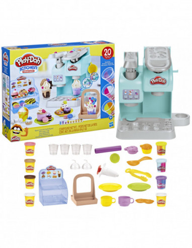 Set Play-Doh, Colorful Cafe Playset, Kitchen Creations