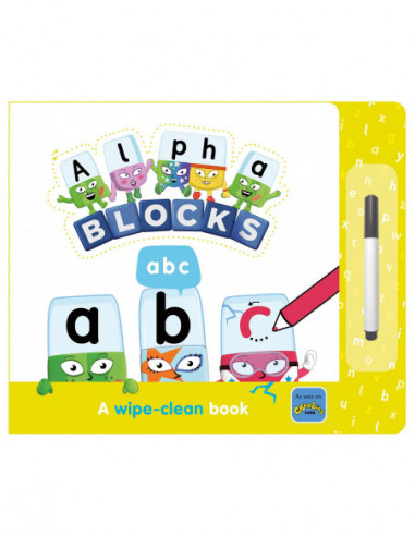 Carticica Scriu si sterg  Alphablocks - ABC