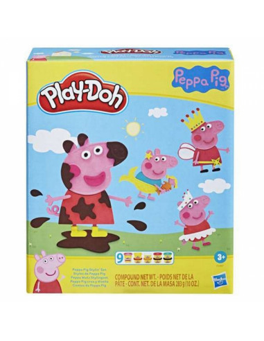 Joc de Plastilină, Play-Doh Hasbro, Peppa Pig Stylin Set