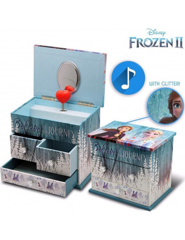 Cutie muzicala pentru bijuterii, Frozen 2, Elsa si Anna 20765