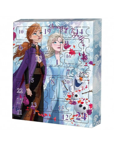 Calendar Advent, cu accesorii pentru par Frozen 2
