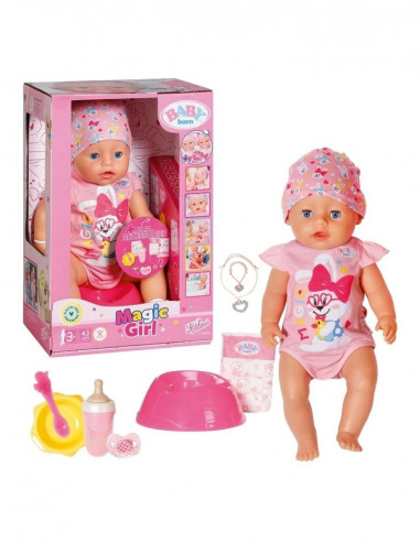 Bebelus Zapf Creation - Baby Born Magic Girl Doll 43 Cm