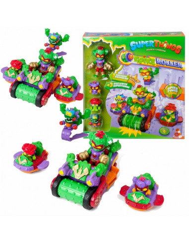 Set de joaca SuperThings - Vehicul Spike Roller Cactus